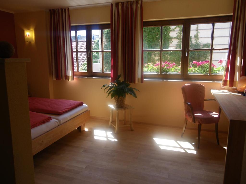Bio Hotel Bayerischer Wirt Augsburg Kamer foto